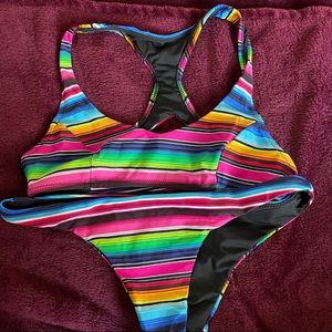 Show me your Mumu serape bikini small